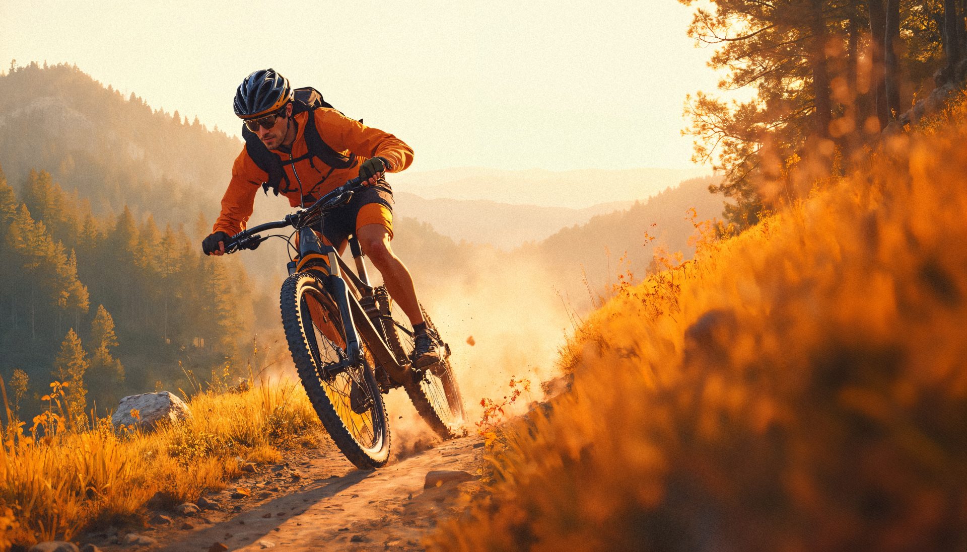 close-up-person-doing-mountain-biking